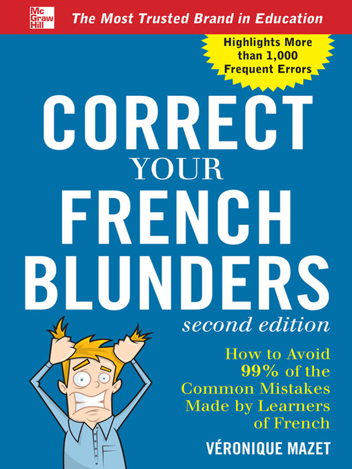 Title details for Correct Your French Blunders by Véronique Mazet - Available